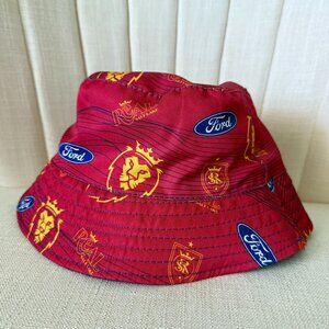 REAL SALT LAKE reversible bucket hat FORD red blue soccer football logo MLS